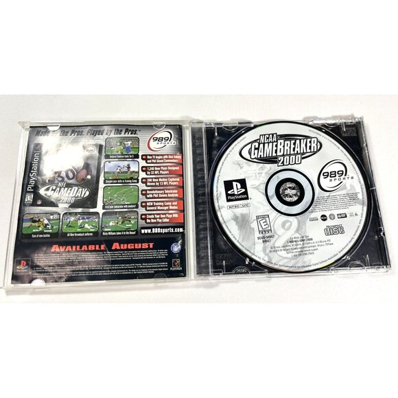 NCAA Game Breaker 2000 PS1 PlayStation 1 Complete with Manual Tested - Picture 4 of 9